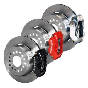 Wilwood Rear Disc Brake Kit Dynalite Mustang 65-73 W/ Plain Rotors 8"/9" Small Bearing Rear