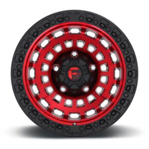 Fuel Zephyr Wheel 20" X 9" Candy Red/ Matte Black Bronco 2021-2025 - Image 4